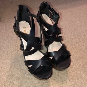 Black wedges